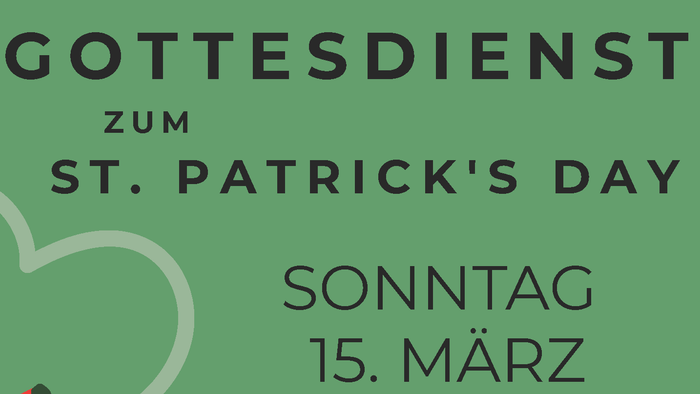 Werbeplakat für den Gottesdienst